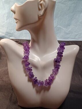 Delicious Grape Jam colored Amethyst Necklace